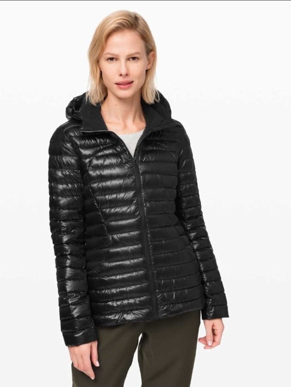 Lululemon Pack It Down Jacket *Shine Black Size 6